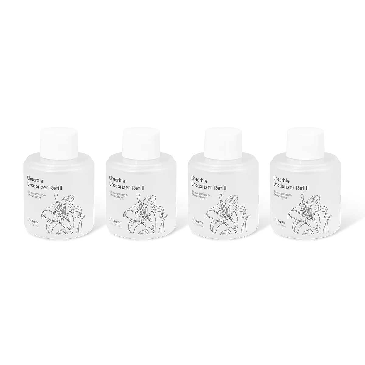 Cheerble Smart Deodoriser REFILL Freesia scent (4 pack)